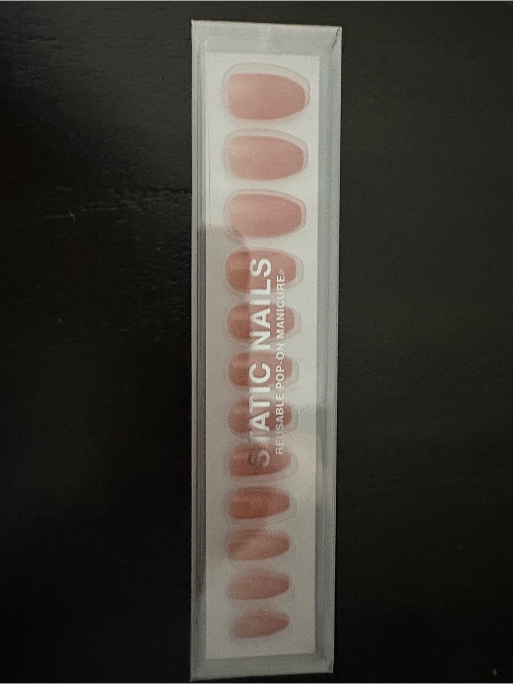 Static Nails Reusable Press-On Nails — Nude Pink